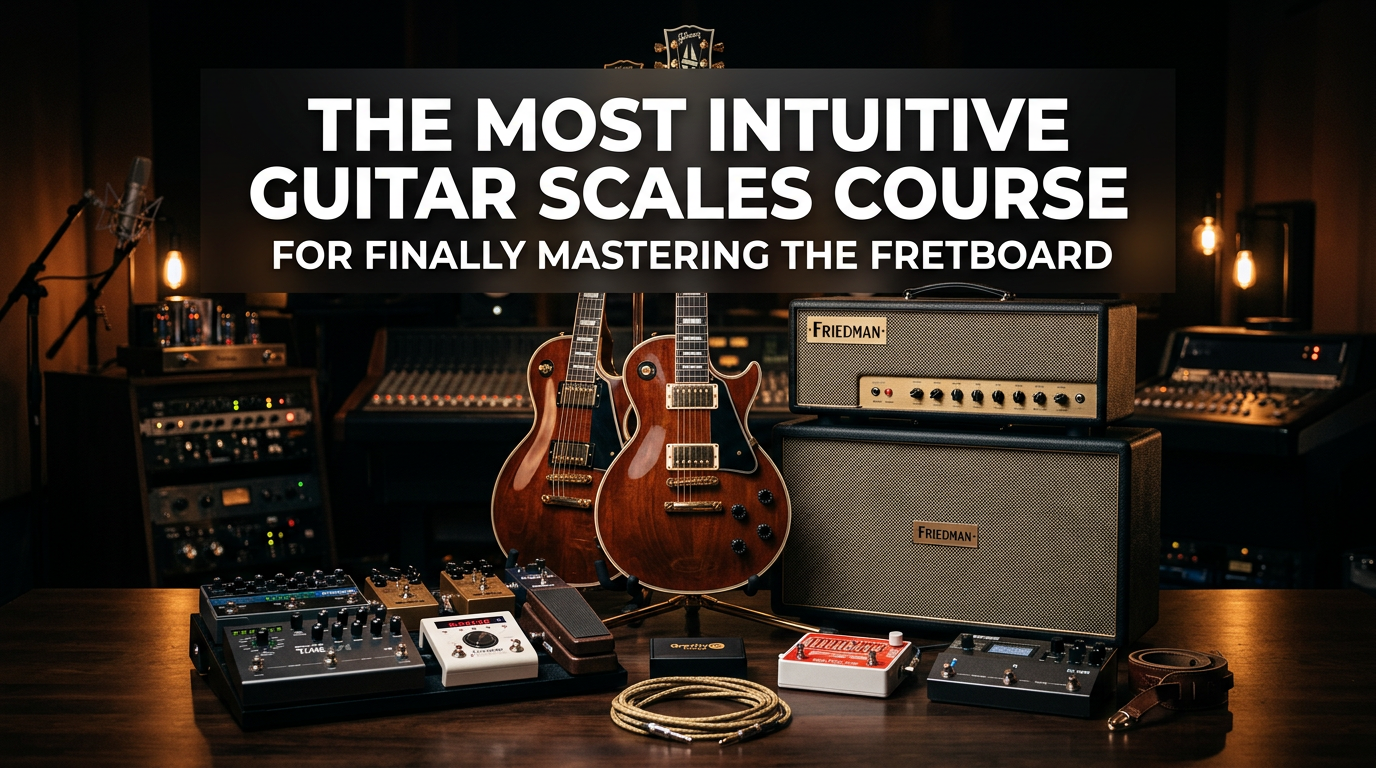 guitar scales course — The Most Intuitive Guitar Scales Course For Finally Mastering The Fretboard