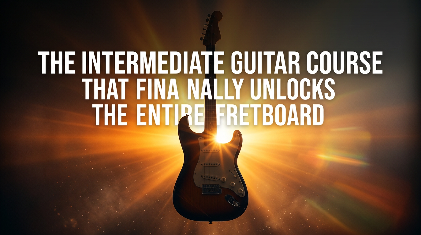 intermediate guitar course — The Intermediate Guitar Course That Finally Unlocks The Entire Fretboard